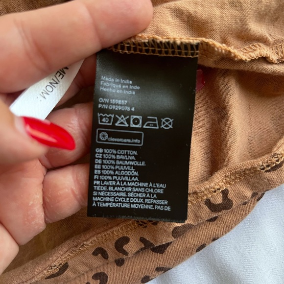 Old Navy Toddler Tan Leopard Print Long Sleeve Swing Dress size 5t/6 - Picture 6 of 7